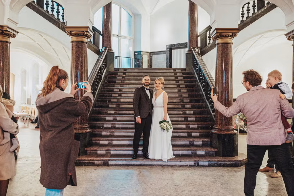 Standesamtliche Trauung in Dortmund. Altes Stadthaus